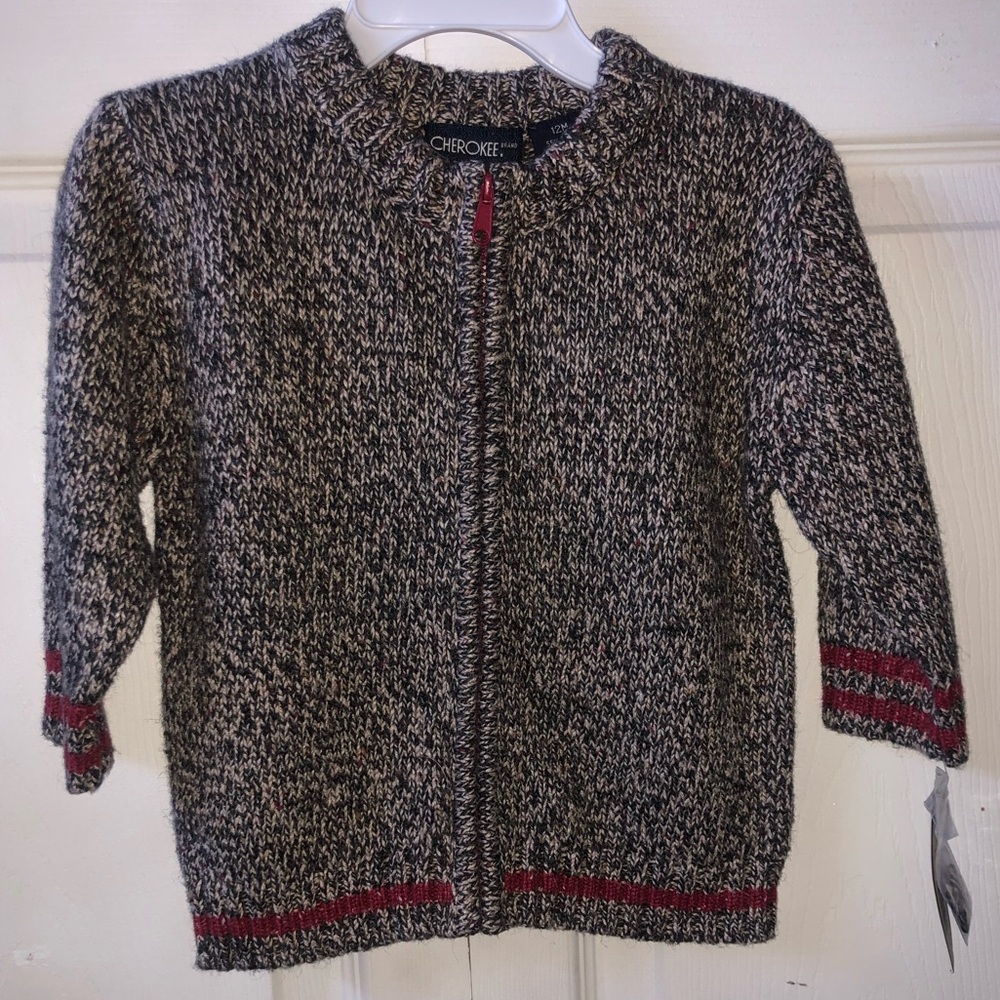 Infant Sweater w/zipper.